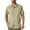 Dark Khaki, variant on POENTAB Short Sleeve Fishing Shirts for Men Quick Dry Sun Protection UPF 50+ Button Down Shirt Hiking Safari Beach Travel Clothes Beige