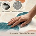 thumbnail image 6 of ODIKA 5'x7' Cream Mid Century Abstract Geometric Washable Area Rug Minimalist Curved Shapes Retro Color Blocks Vintage Balance Easy Care, Non-Shedding, Pet Friendly, for Small Living Room, Bedroom, 6 of 7