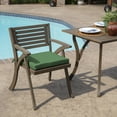 thumbnail image 3 of ARDEN Outdoor Seat or Rocking Chair Cushion, 19 x 18, Water Repellent, Fade Resistant, Moss Green Leala, 3 of 11