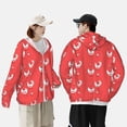 thumbnail image 4 of Vsdgher Chandails à Capuchon pour Adultes à Imprimé Coq de Dessin Animé, Maillot Dermoprotecteur pour Hommes Femmes, Chandails de Pêche à Manches Longues avec Protection Solaire pour Course Athlétique Natation-3X-Grand, 4 of 7