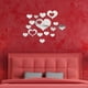 thumbnail image 5 of 3D Amor Corazón Espejo Superficie Pegatinas de pared Arte DIY Acrílico Calcomanía para el hogar Decoración 16 piezas Methold JJ6547-00, 5 of 6