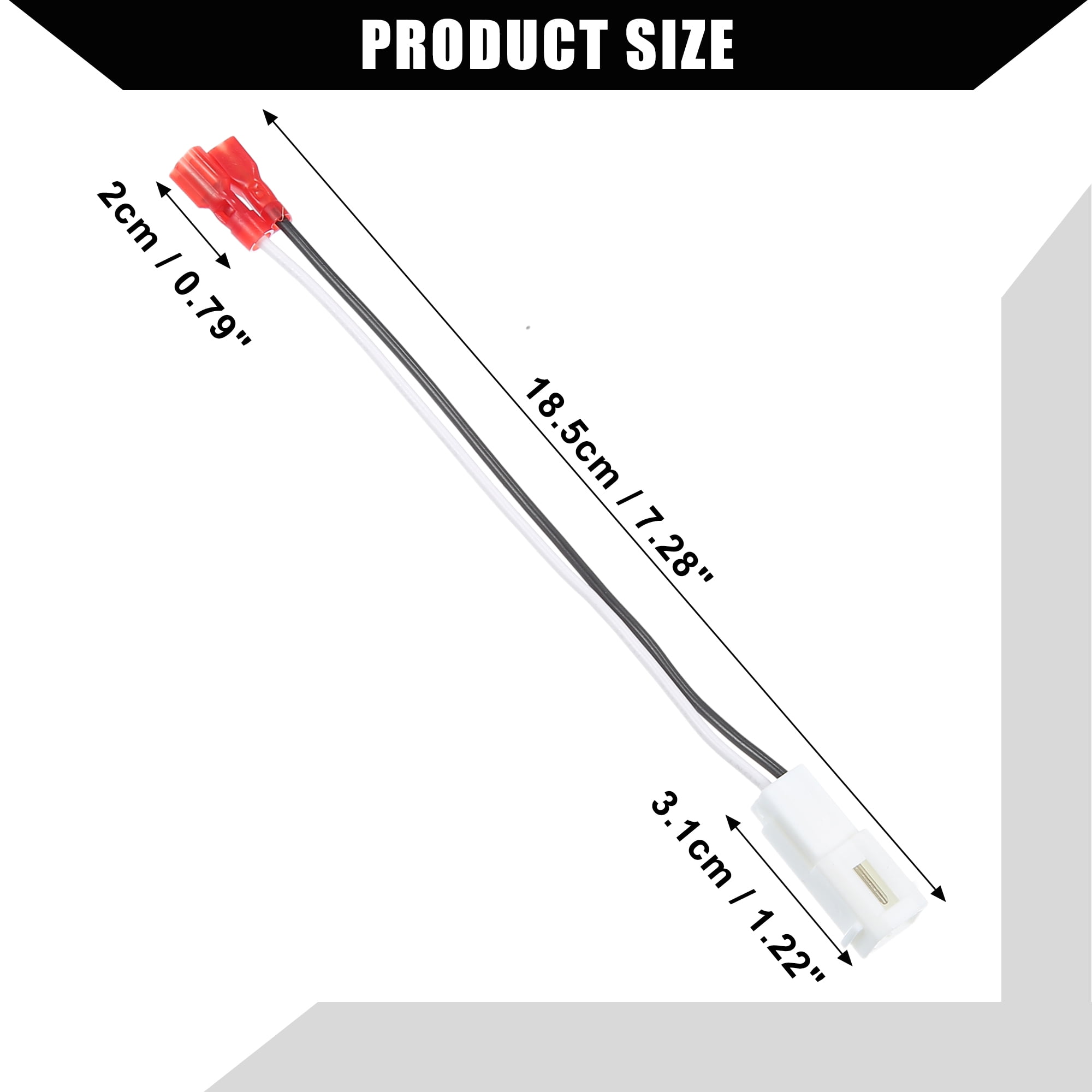 Unique Bargains Front Dash Tweeters Wiring Harness for Dodge for Ram 1500 for Jeep