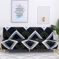 thumbnail image 3 of CHOK 2024 Futon Slipcover Armless Sofa Covers Stretch Sofa Bed Slipcover Protector Elastic (Light Gray Animal), 3 of 8