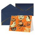 thumbnail image 4 of Linterna de calabaza 21 tarjeta de felicitación divertida Wishers Wish Tarjeta de Navidad, 4 of 4