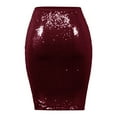 thumbnail image 6 of Women'S Solid Color Sequins Fashion High Waist Slim Casual Half Body Skirt Long Pencil Skirts for Women Western Skirts for Women Tennis Skirt with Shorts Ruched Skirt Poodle Skirt Full Bed Skirts High, 6 of 6