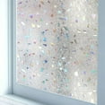 thumbnail image 4 of Kraoden Five Colored Stone Electrostatic Window Sticker, Transparent Opaque Glass Film, Decorative Protection Film for Home, Reusable, Easy to Apply, Non-Adhesive Vinyl Window Film, 4 of 6