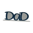 thumbnail image 3 of DOLITY Dad Creative Photo Frame Desktop Decoration standing Photo Frame for Bedroom Blue, 3 of 9