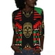 thumbnail image 2 of Otoño 3/4 Manga Tops para las Mujeres 2025 Impreso Casual Cuello Redondo Blusa Moda Verano Trajes de Camiseta, Blusas de Manga Corta para las Mujeres Vestido Casual, 2 of 9