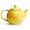 Yellow-27oz (with infuser), variant on Teapot  Porcelain Tea Pot With Stainless Steel Infuser Blooming & Loose Leaf - 27 Ounce Yellow