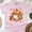 Light Pink, variant on Pumpkin Spice Everything T-Shirt | Fall Coffee Pumpkin Graphic Tee for Women, White, Size S