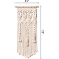 thumbnail image 4 of Tapiz de pared tejido de macramé bohemio para decoración del hogar JM, 4 of 5