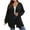 Black, variant on HVOBTTY Women's Fashion Clothing, Cardigan for Women, Women's Fashion Solid Color Leisure Long Sleeve Jacket Convention Cardigan Wine XXXXXL