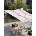 thumbnail image 3 of Sun Shade Sail 8x10Ft Pink Grey Tree Branch Uv Block Sunshade Canopy Outdoor Shade Cover Rectangle Shade Cloth For Patio Garden Yard Deck Pergola, 3 of 6