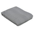 thumbnail image 2 of Pantalla de privacidad para balcón, cubierta de HDPE, protección UV, para terraza, patio, patio trasero, piscina al aire libre, color gris claro, 2 of 14