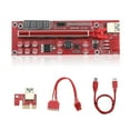 thumbnail image 3 of paramount PCI-E 1X to 16X Adapter Board 6pin Power Quick Speed Extender Video Graphic Card Expansion Desktop PC Supplies 14pro, 3 of 6