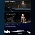 thumbnail image 4 of Pet Glow Pendant for Dog Collar, USB Rechargeable Safety Light for Night Walks, 3 Mode LED Beacon for Pets with Carabiner, 4 of 9