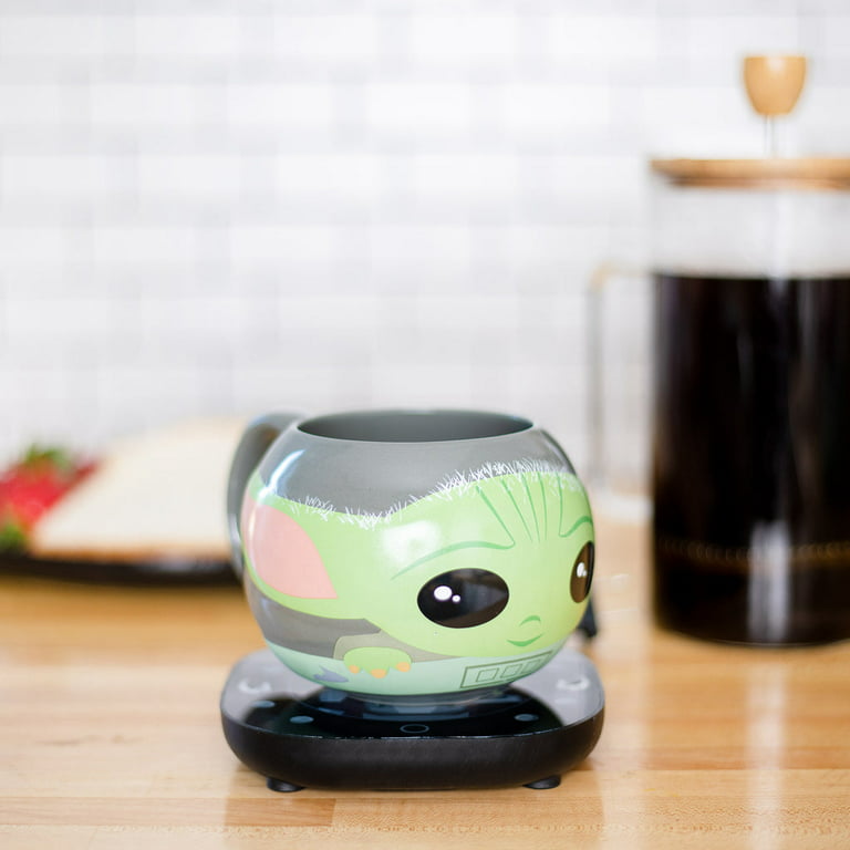 Zak Designs Star Wars: the Mandalorian 11.5 oz. Sculpted Ceramic Coffee  Mug, the Child (Baby Yoda)