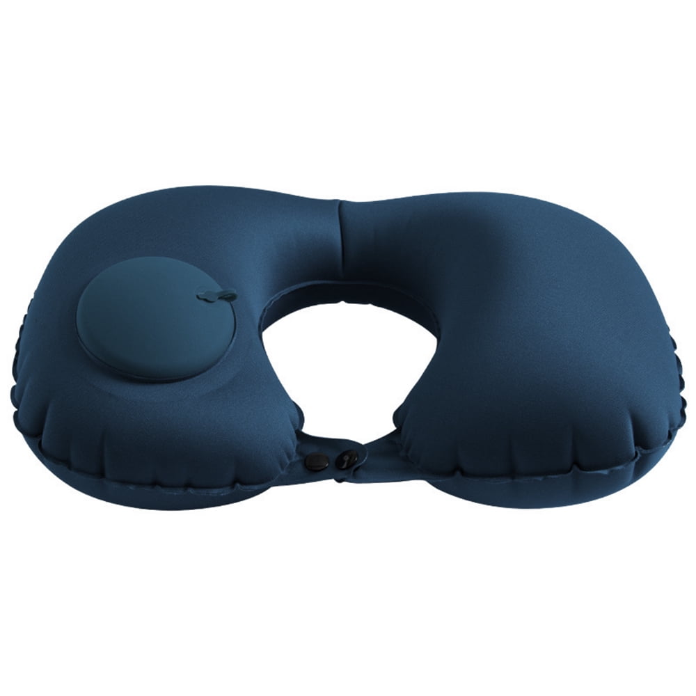 Inflatable Travel Pillow,SGODDE Comfortable Ergonomic and Portable Head Neck Rest Pillow,Patented Design,Best Travel Pillow for Airplanes,Cars,Buses Camping Office Napping Trains