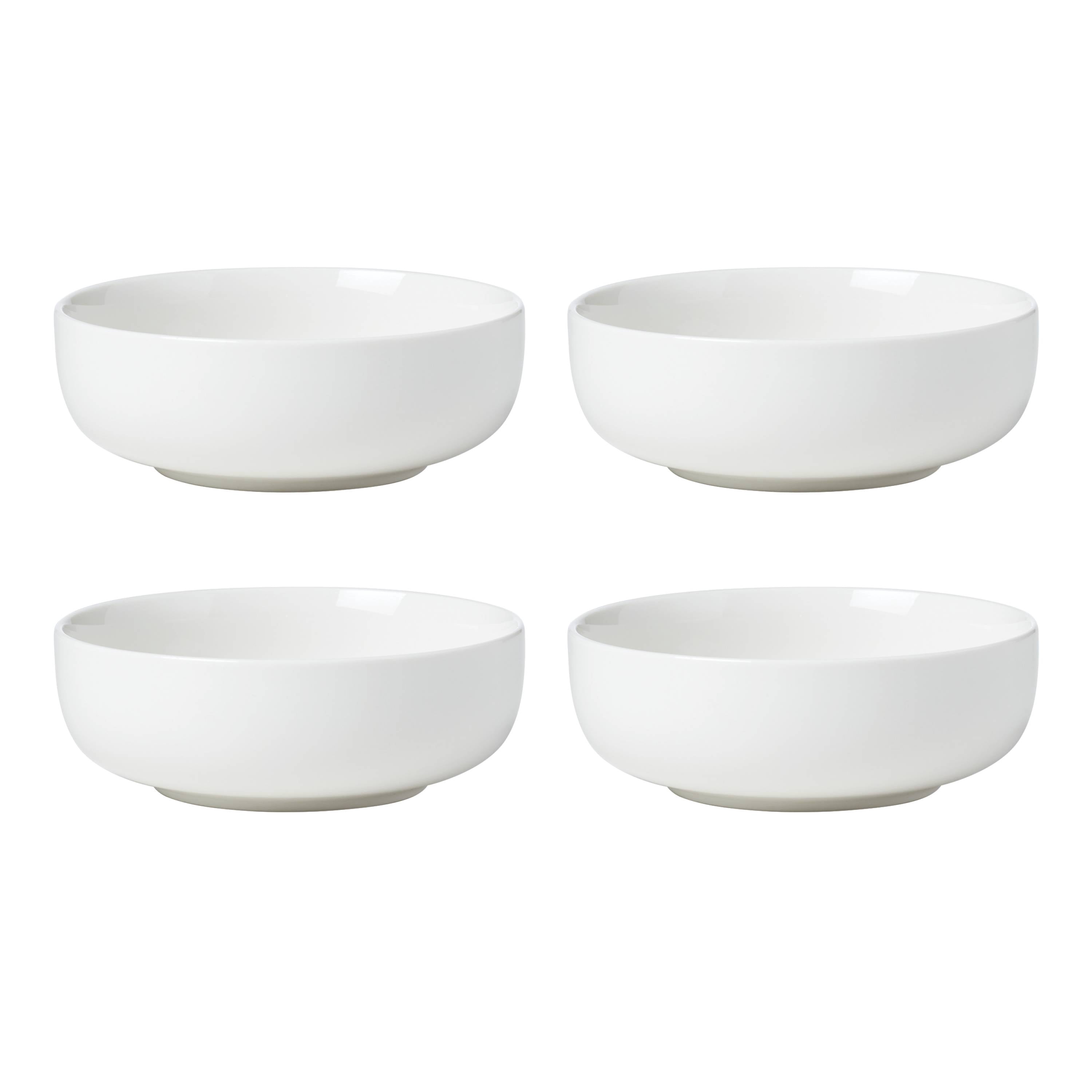 Oneida 365 24 Seven 12-Piece White Porcelain Tableware Set (Service for 4)