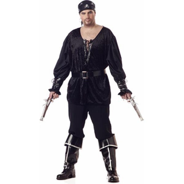 Adult Plus Size Blackheart Pirate Costume 0239