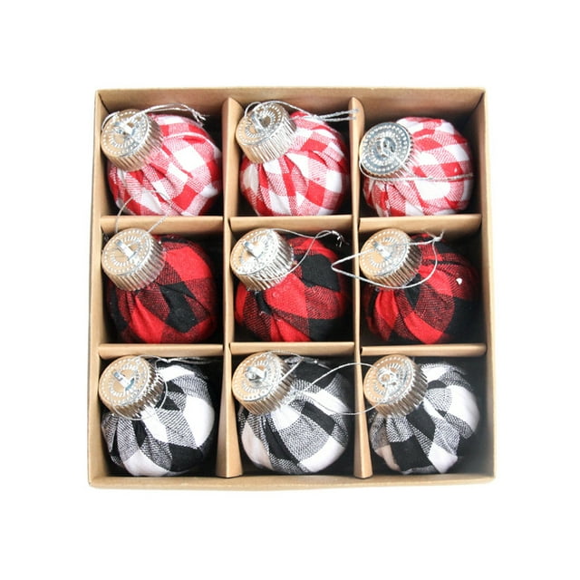Naiovety Regalos pensados para la temporada navideña Suministros navideños Bolas navideñas Decoraciones Decoración del hogar Kits de decoración para fiestas mi