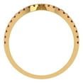 thumbnail image 5 of 0.12 ct Brilliant Round Cut Natural Garnet 14k Yellow Gold Band SZ 8, 5 of 6