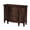 Cherry, variant on Butler Specialty Company Sheffield 40"W Demilune Wood 3 Drawer Accent Cabinet - Pastel Green