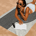 thumbnail image 5 of Toalla de playa de microfibra con imagen de línea abstracta minimalista, absorbente, de secado rápido, para yoga, natación, resort, escalada de montaña, 5 of 5