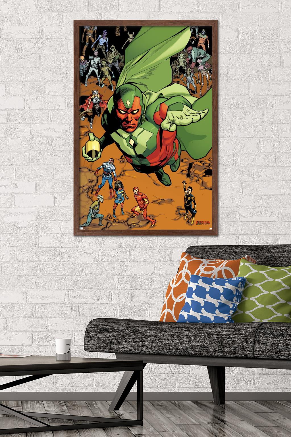 Marvel Comics - Vision - All-New, All-Different Avengers #12 Wall Poster, 22.375" x 34", Framed