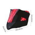 thumbnail image 3 of Funda para motocicleta de aluminio con protección térmica contra el sol y los rayos UV, impermeable, para uso en interiores y exteriores durante todo el año., 3 of 6