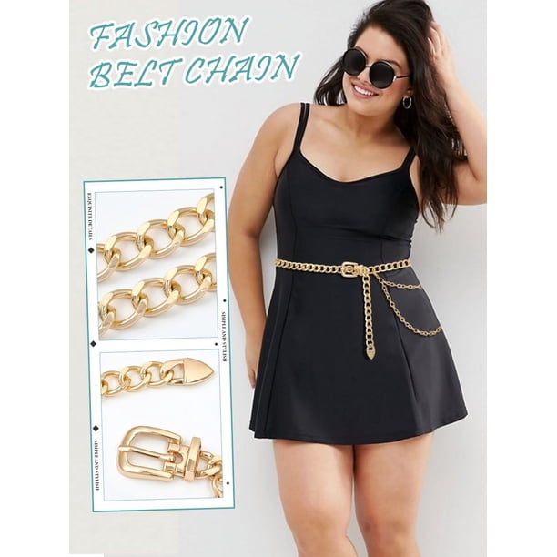 Gold  Chain Belt for Women Metal Waist Chain Fashion Multilayer Chain Belts Chain Belt for Women Metal Waist Chain Fashion Multilayer  main image 3