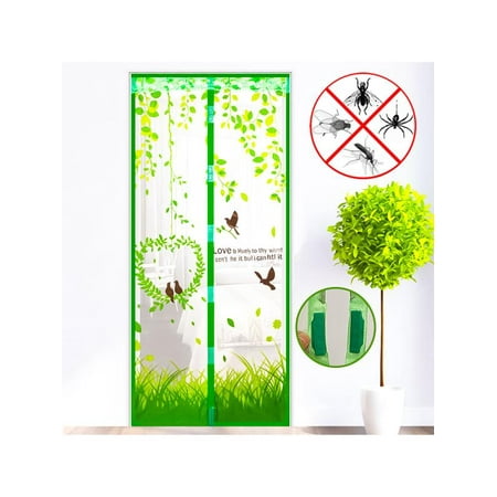Magnetic Snap Screen Door Window Mesh Net Anti Fly Insect Mosquito