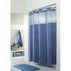 Mainstays Hookless Fabric Mystery Blue Shower Curtain, 1 Each