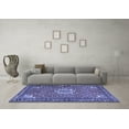 thumbnail image 3 of Ahgly Company Indoor Rectangle Persian Blue Traditional Area Rugs, 5' x 8', 3 of 4