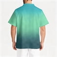 thumbnail image 6 of Fgvctg Mens St. Patrick's Day Scrub Tops Stretchy Short Sleeve Cute Shamrock Printed Scrubs Tops Loose V Neck Working Shirt Scrub Workwear Nurse Uniforms Medical T Shirts with Pockets Turquoise L, 6 of 6