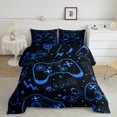thumbnail image 2 of Erosebridal Gradient Gamepads Comforter Sets,Video Game Comforters & Duvets,Abstract Geometric Bedding Comforter Set,Breathable Gamer Room Decor,Reversible,2Pcs, 2 of 8