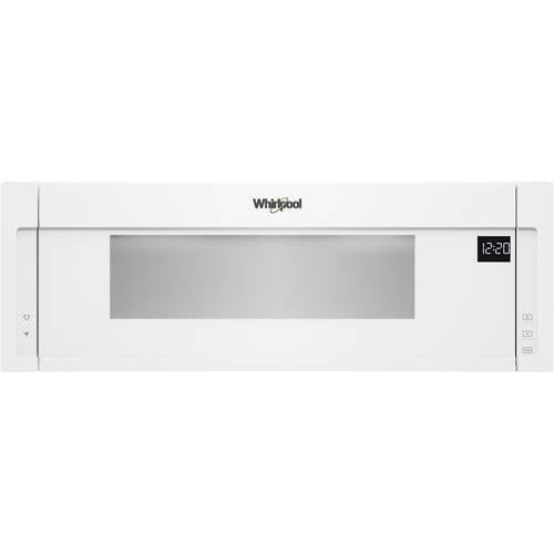 Whirlpool 1 Cu Ft Low Profile Over The Range Microwave Hood Combination White Range Microwave Hood Combination