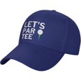 thumbnail image 2 of Let's Par Tee Golf Hat for Men Women Dad Hat Baseball Cap Trucker Hat, 2 of 9