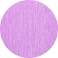 thumbnail image 1 of Ahgly Company Indoor Round Abstract Purple Contemporary Area Rugs, 5' Round, 1 of 4