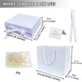 thumbnail image 4 of ERDS-White Gift Box with Lids, Magnetic Gift Wrap Box 9x6.7x2.75 Inches with Gift Bag Ribbon Shredded Paper Greeting Card, Luxury Packaging Box Set for Christmas Wedding Birthdays(1PCS), 4 of 4