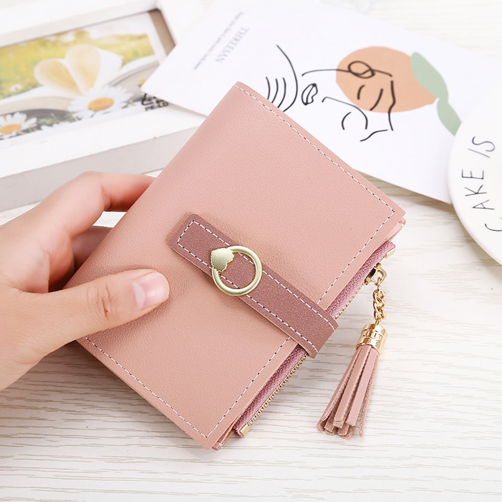 Cameland Fashion Bags Ladies Fashion Color Wallet Buckle Coin