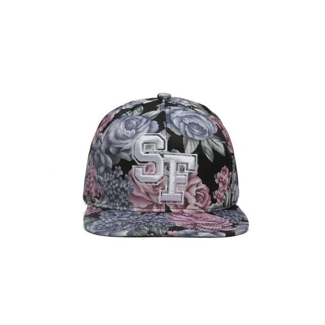 Floral Print City Cap Snapback - San Francisco