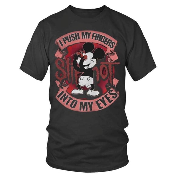 I PUSH MY FINGERS INTO MY EYES T-SHIRT