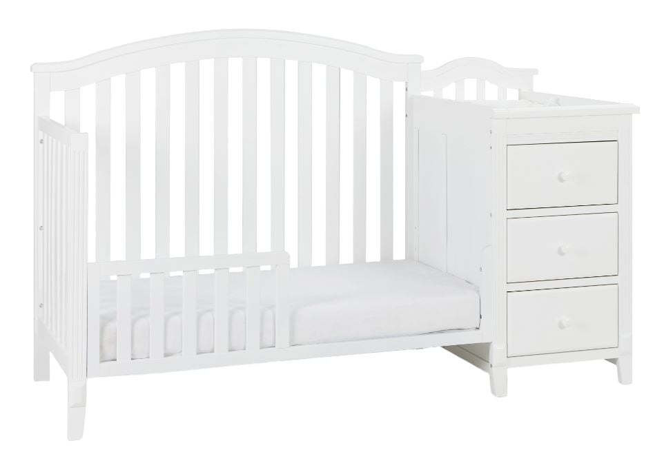 AFG Kali II 4-in-1 Convertible Crib and Changer White