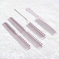 thumbnail image 4 of Space Aluminum Hair Comb 4 Metal Hair Combs Long and Short Hair Combs (Silver), 4 of 5