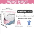 thumbnail image 3 of No Pump Vacuum Storage Bags,Large Capacity Vacuum Bags,Press & Seal Vacuum Storage Compression Bags,Reusable Space Saver Bags for Clothes Comforters Blankets Bedding Home Organization 70*50*30, 3 of 9