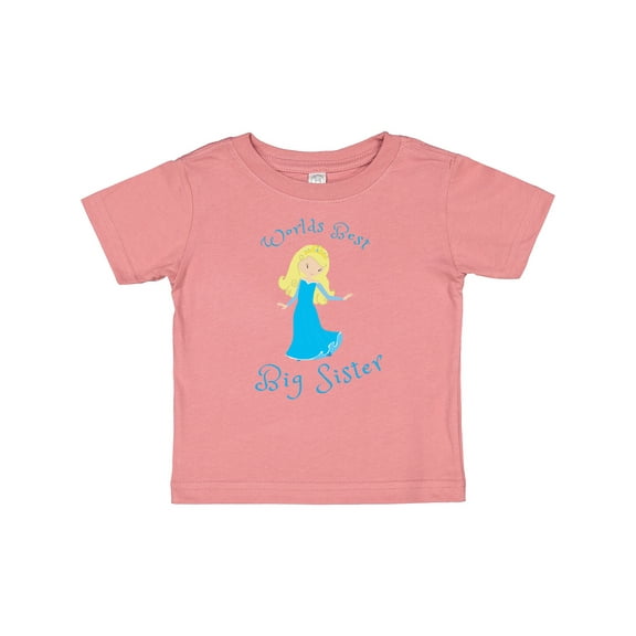 Inktastic World's Best Big Sister Girls Baby T-Shirt