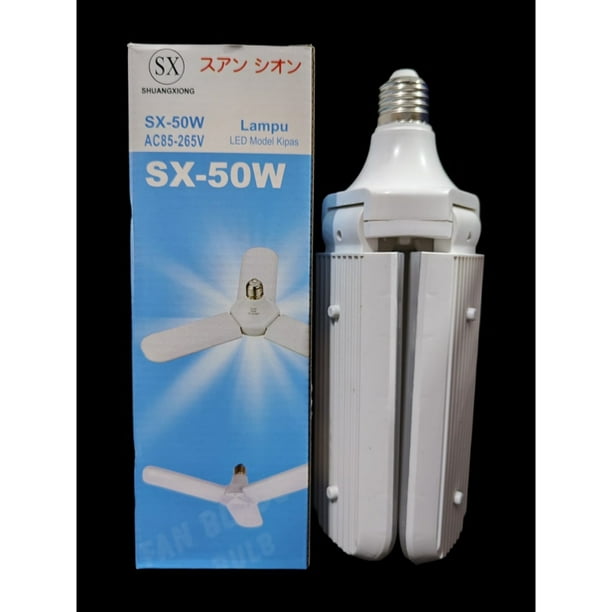 Ventilador de lámpara Led modelo 45watt 3 cuchillas ventilador hoja Led Blulb