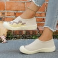 thumbnail image 6 of LEAVINGSUO Shoes for Women Versatile Plus-Size Mesh Breathable Soft Sole Walking Shoes Comfortable Shoes Beige 40, 6 of 7