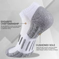 thumbnail image 4 of CAILDANL Mens Athletic Ankle Socks Moisture Wicking Cushion Running Low Cut Sock 6 Pack, 4 of 7